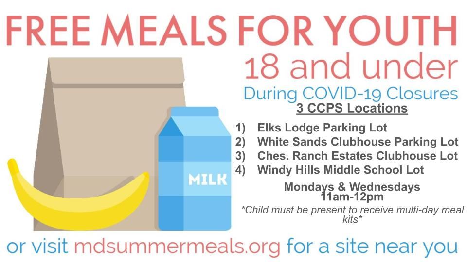 Free Meals for Youth Graphic